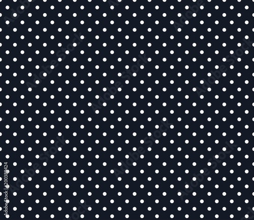 Black and White Polka Dot Background -Pattern