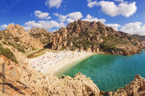 Beautiful Sardinia beach, Paradise Coast, Sardinia photo