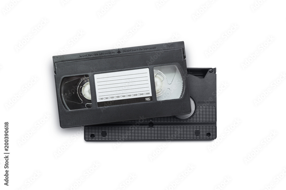 Large picture of an old Video Cassette tape Large picture of an old Video Cassette tape