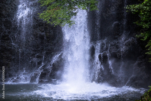 Wallpaper Mural Water splashes into a pool at the Mino Waterfall in northern Osaka Torontodigital.ca