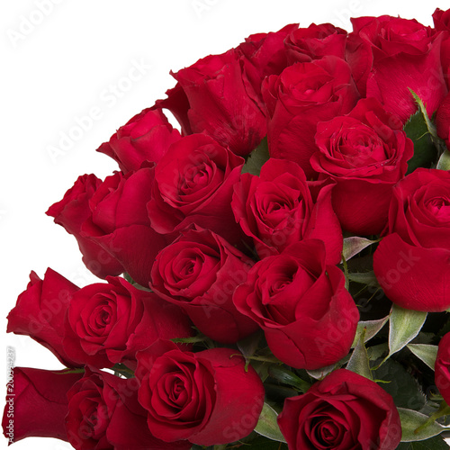 Bouquet of red roses