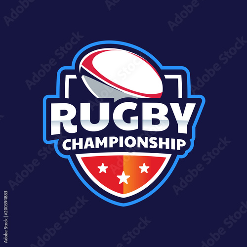 Rugby Logo, American Logo Sport