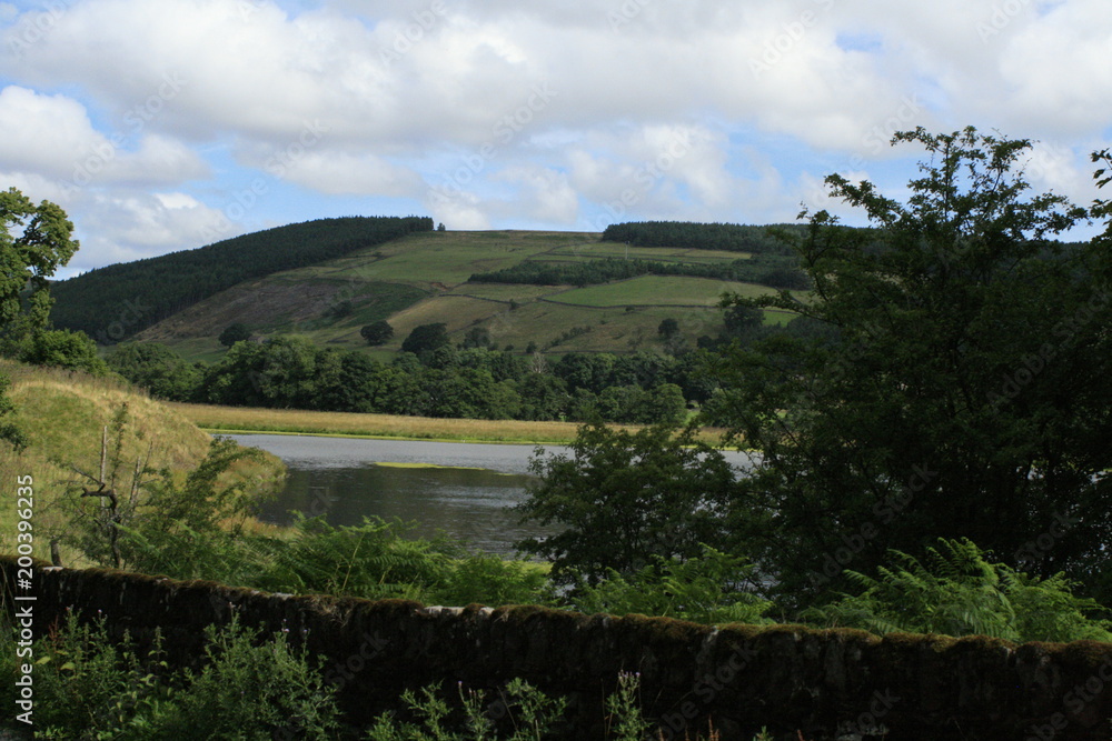 Fototapeta premium Gouthwaite Reservoir, Nidderdale, England