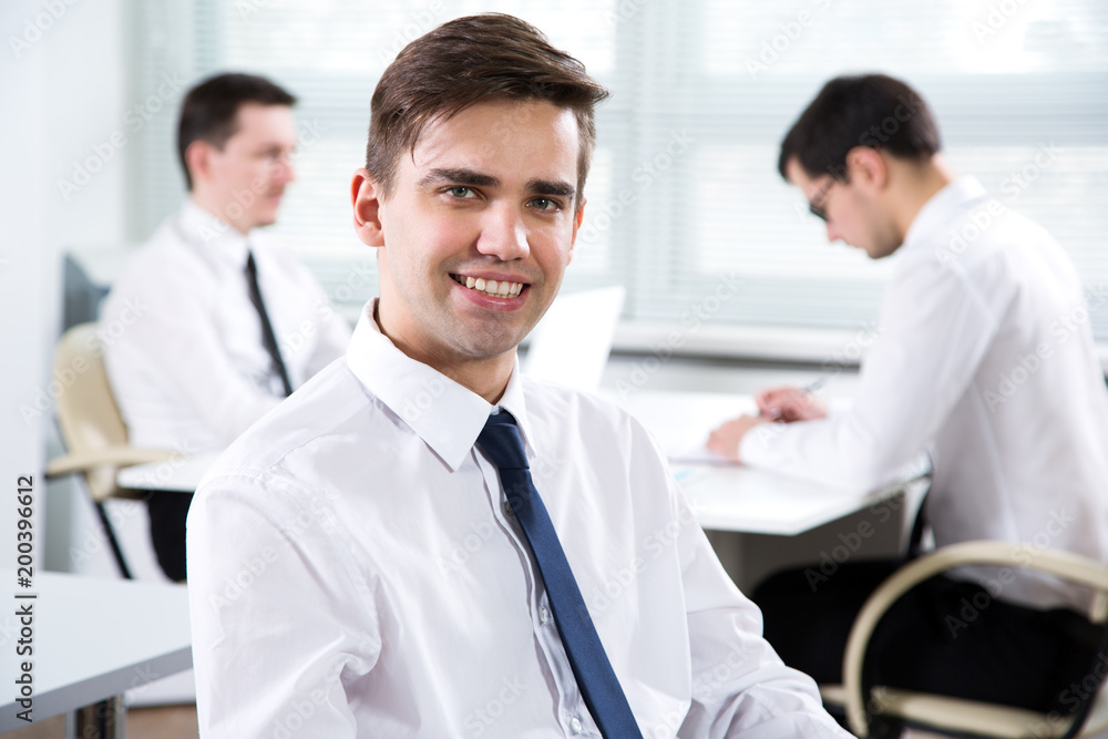 Portrait of young businessman Portrait of young businessman