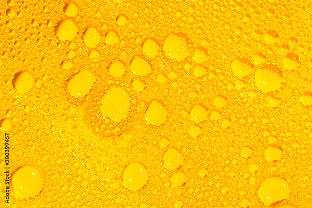 golden liquid soap bubbles as background golden liquid soap bubbles as background