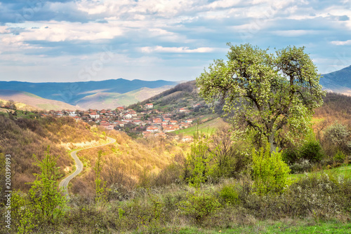 Spring is coming... /
Amazing spring view with a little village in Rhodopi Mountains, Bulgaria
