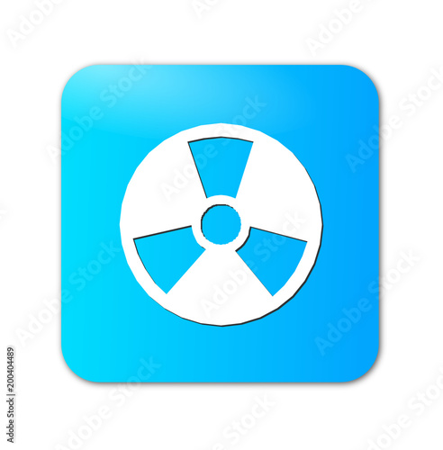 Knop / icoon dat staat voor radioactiviteit