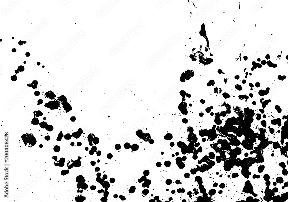 Hand-made grunge texture. Abstract ink drops background. Black and white grunge illustration. Vector watercolor artwork pattern. Hand-made grunge texture. Abstract ink drops background. Black and white grunge illustration. Vector watercolor artwork pattern.
