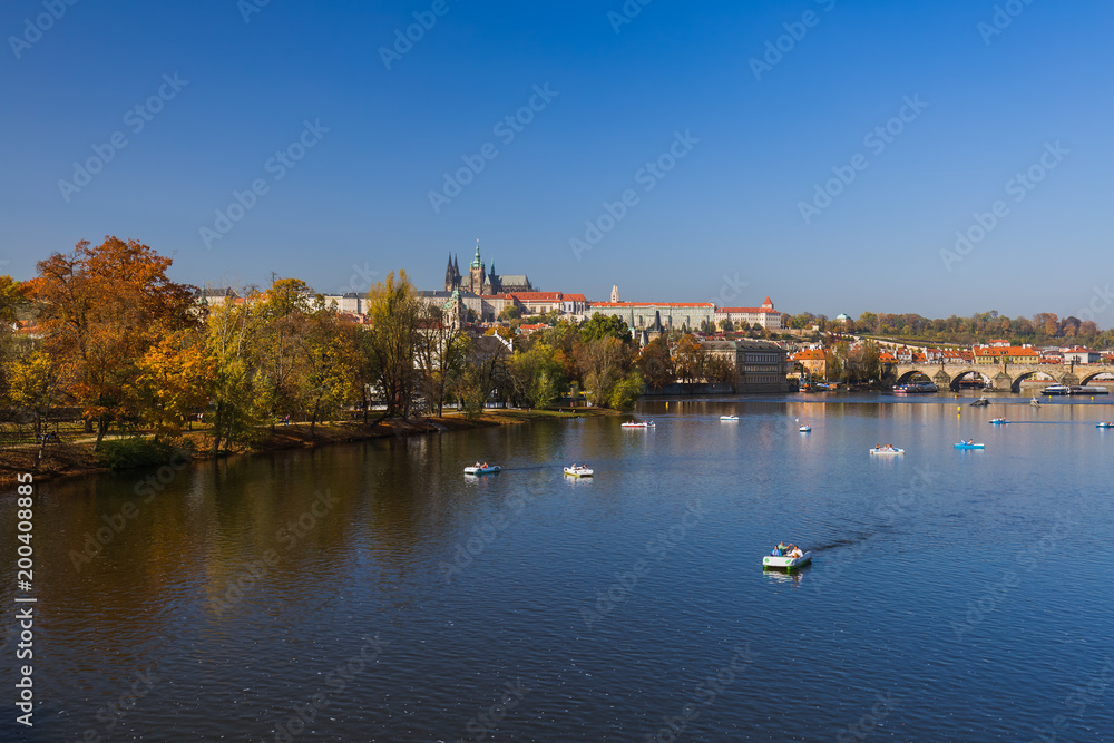 Fototapeta premium Cityscape of Prague - Czech Republic