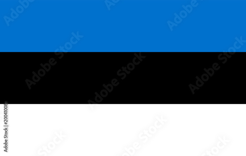 Estonia flag, standard proportion colour mode RGB