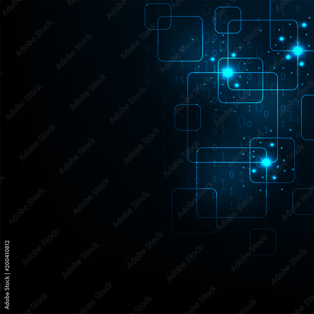 Technology in digital concepts. Technology in digital concepts.