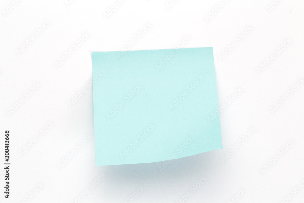 sticky notes On a white background sticky notes On a white background