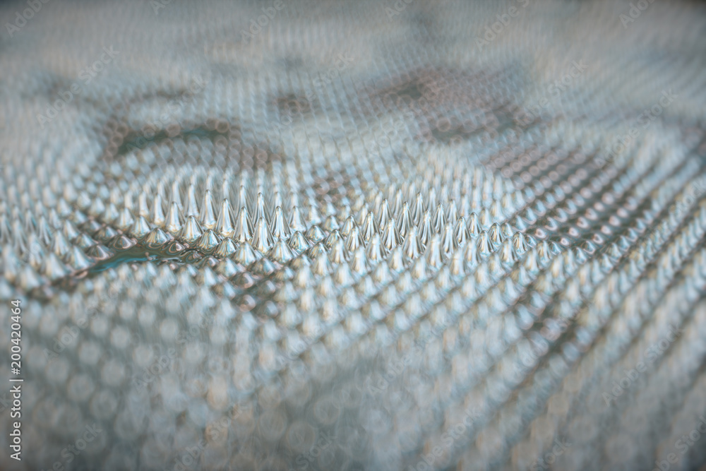 Ferrofluid. Сlose-up.3d rendering Ferrofluid. Сlose-up.3d rendering