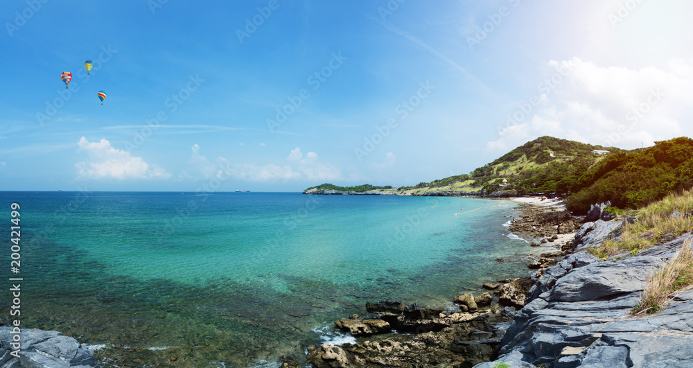 Seascape view at srichang Island Seascape view at srichang Island