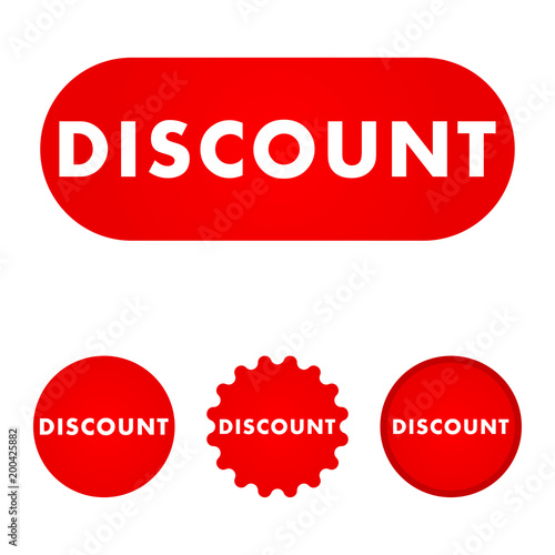 Discount red button