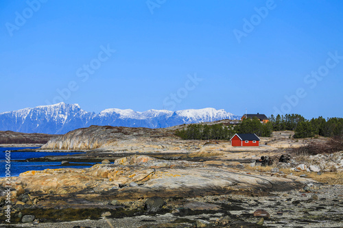 Springtime and hike to Helløy island in Northern Norway