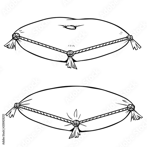 Decorative pillows with tassels