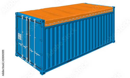 container with open top	