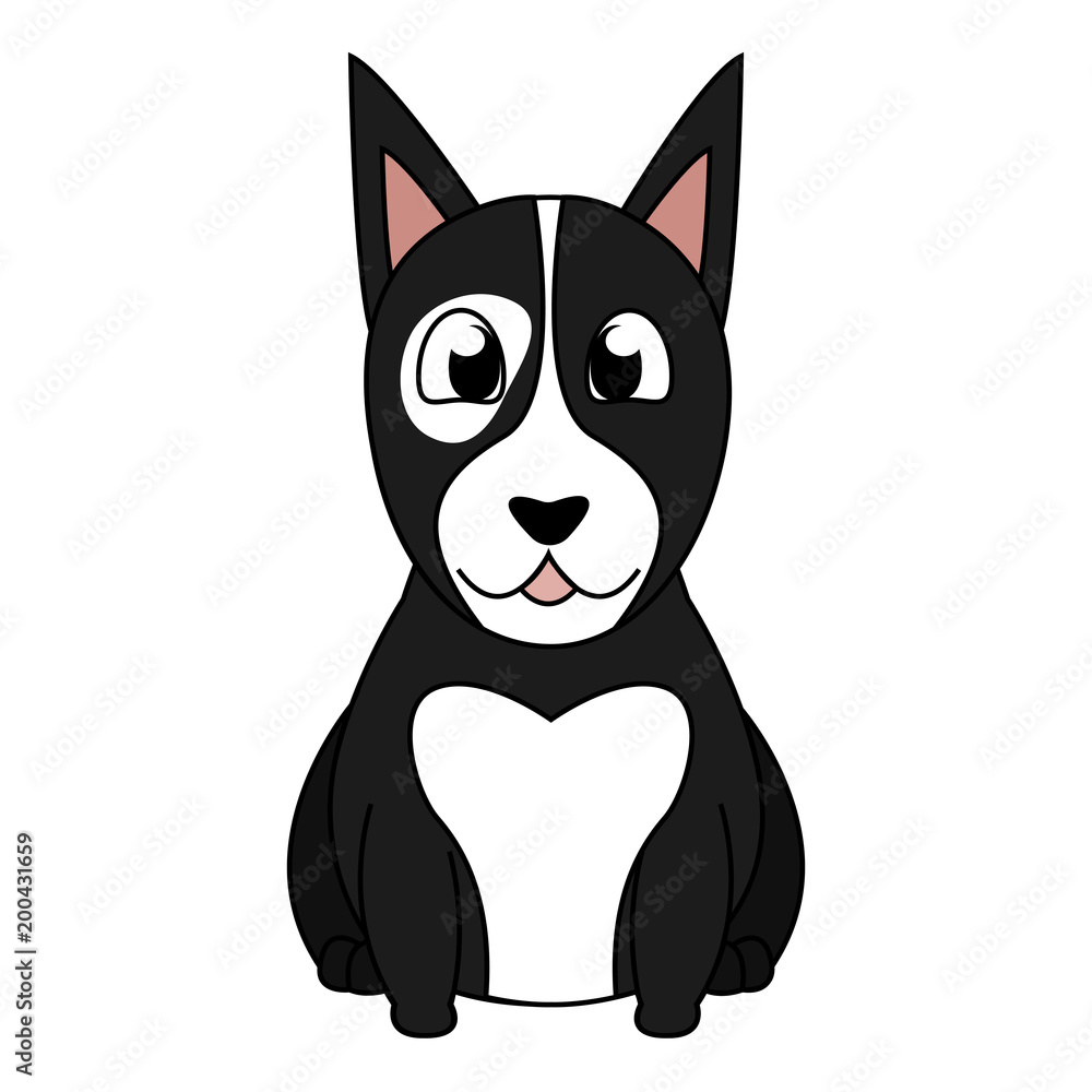 Abstract cute dog Abstract cute dog