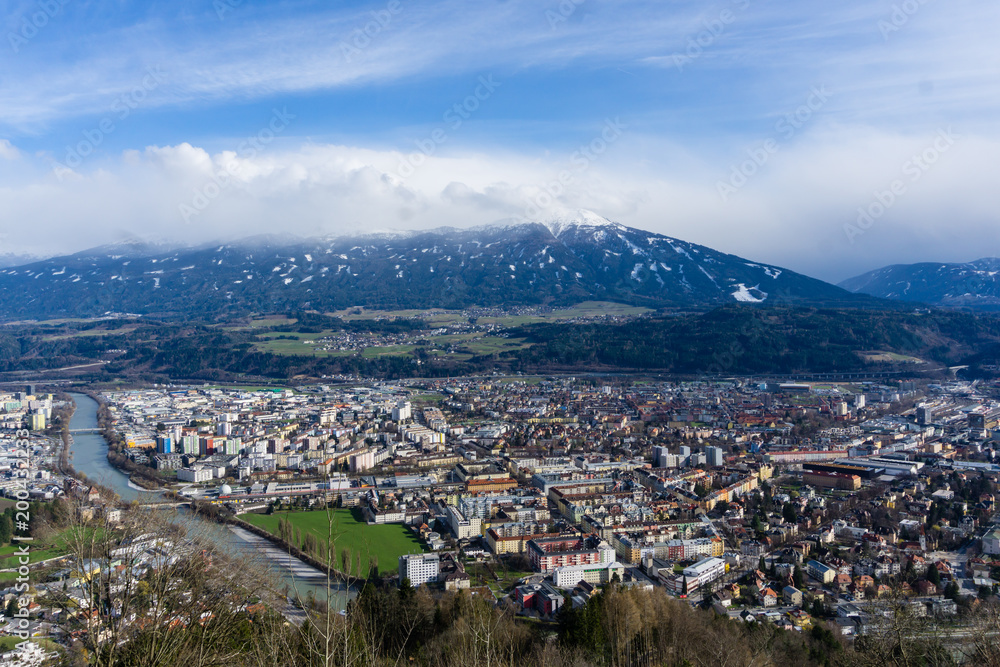 Innsbruck am Inn Alpen panorama Alpenpanorama