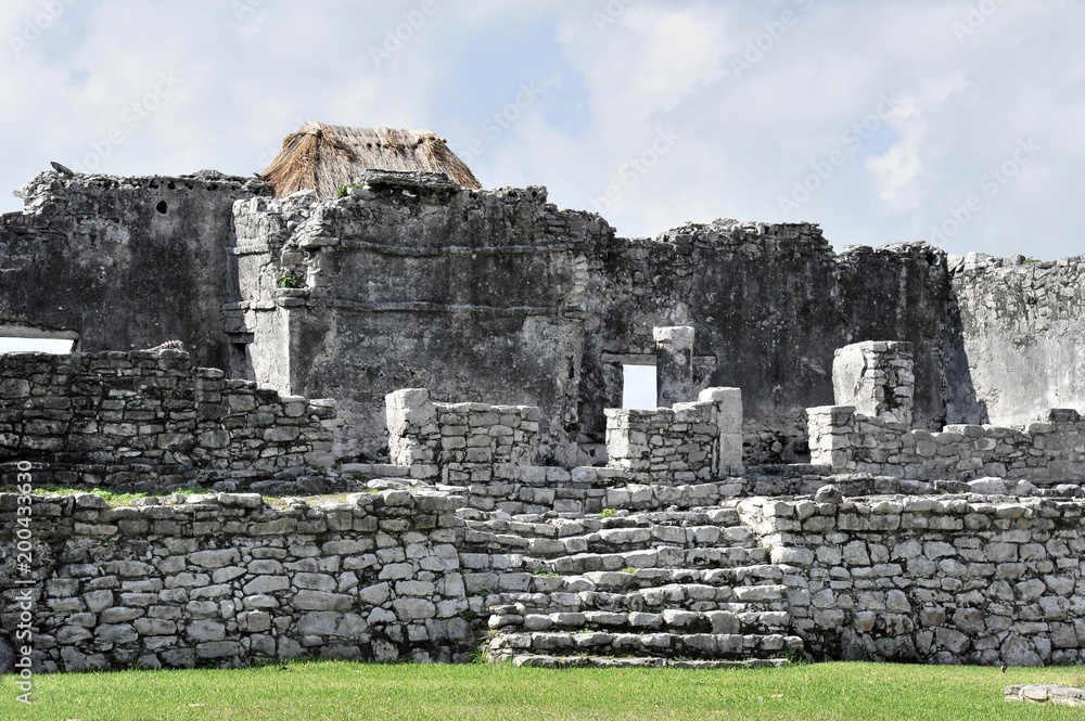 Mayastätten von Tulum, 1200-1524, Tulum, Quintana Roo, Mexiko, Mittelamerika