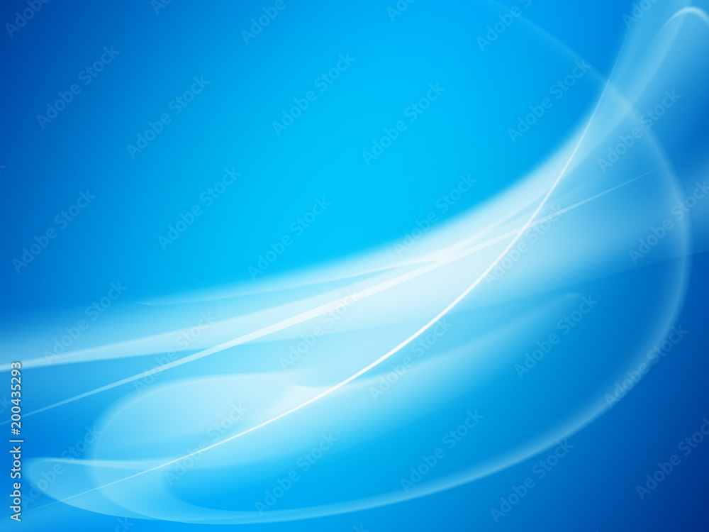Abstract Soft Blue Futuristic Background With Wavy Pattern