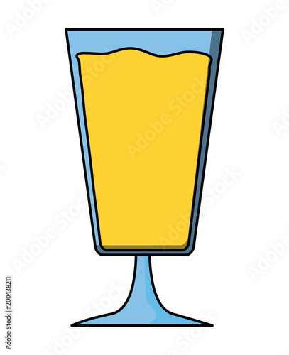 Wallpaper Mural tequila shot icon over white background, colorful design. vector illustration Torontodigital.ca