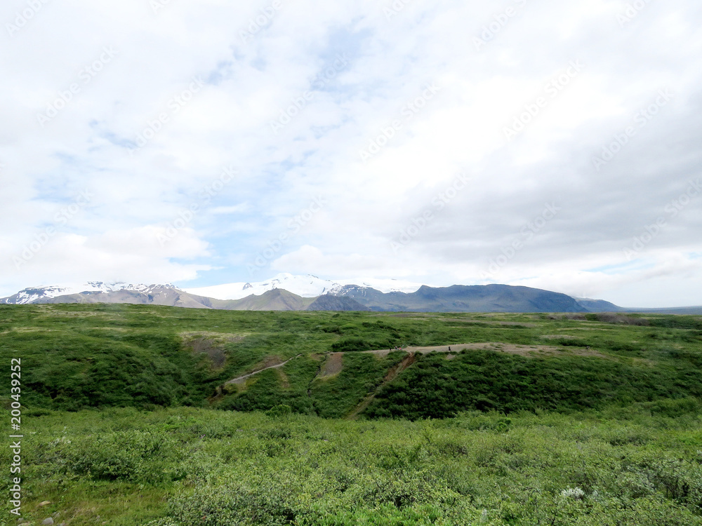 Iceland the view of Hvannadalshnukur 2017