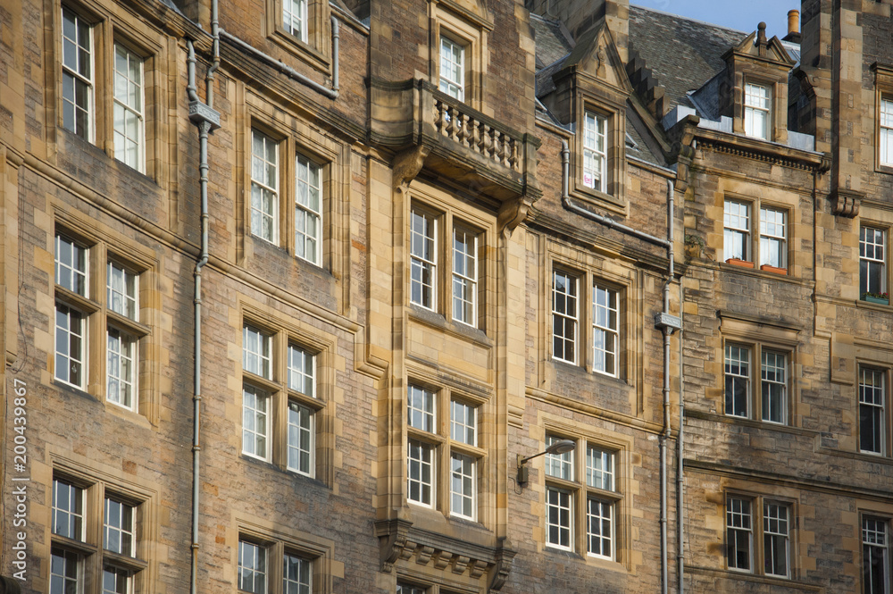 typical architecture in Edinburgh UK