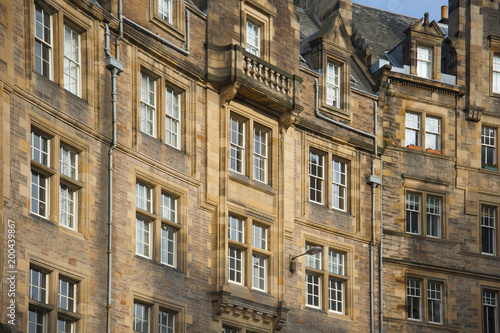 typical architecture in Edinburgh UK