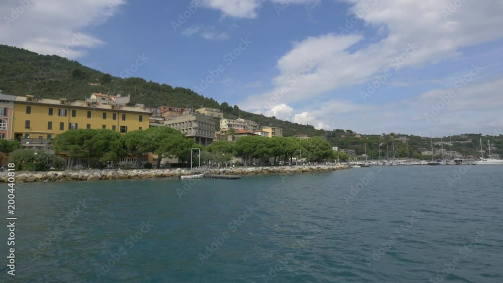 The seafront in Porto Venere, Italy The seafront in Porto Venere, Italy