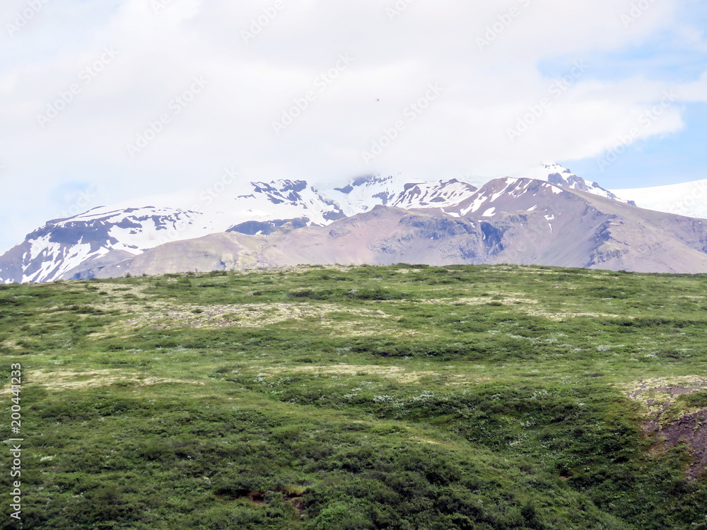 Iceland view of Hvannadalshnukur mountain 2017