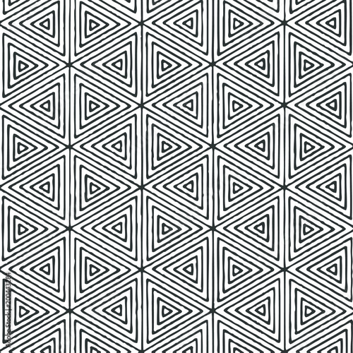 seamless pattern. Modern stylish texture. Repeating geometric tiles with hexagonal elements