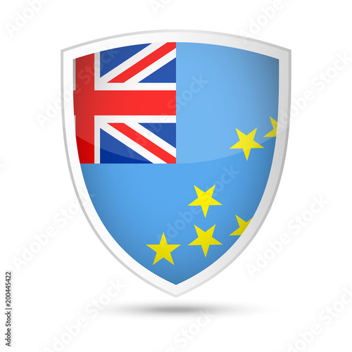 Tuvalu Flag Vector Shield Icon Free Download Tuvalu Flag Vector Shield Icon - GFXLoad