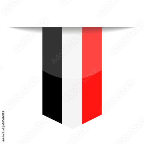 Free Download Yemen Flag Vector Bookmark Icon - GFXLoad