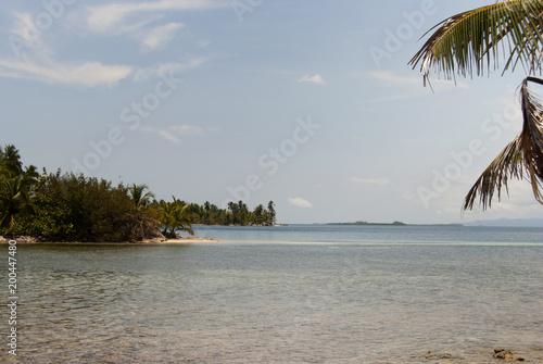 Isla, paraíso, edén, puesta de sol palmeras, Guna Yala, Kuna Yala, San Blas, Panamá, Caribe