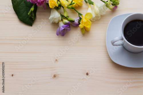 coffee paper flowers