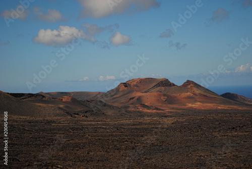 volcanic landscape of Timanfaya