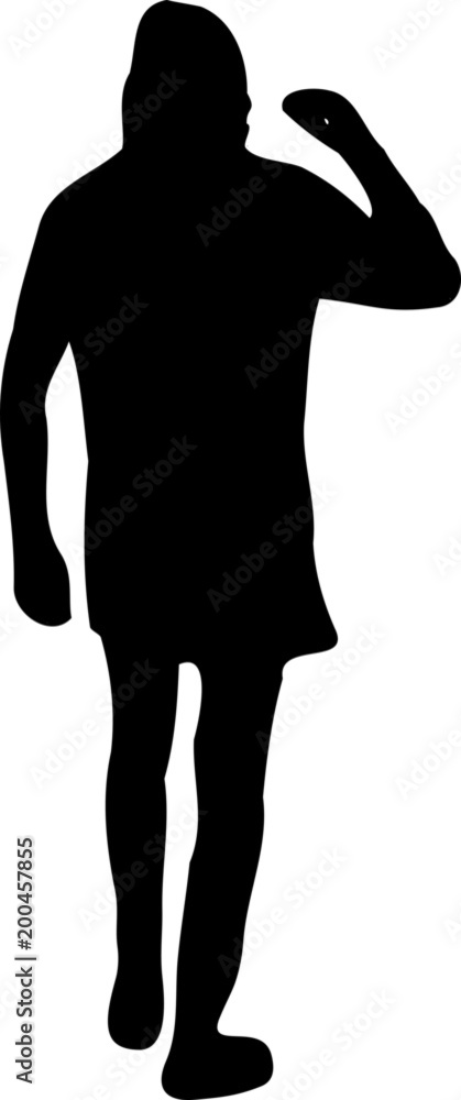 Man walking away plain clean vector illustration Man walking away plain clean vector illustration