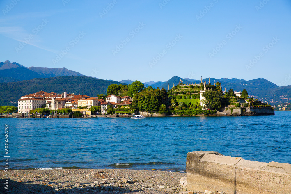 Fototapeta premium Lake Maggiore, Italy. Isola Bella island.