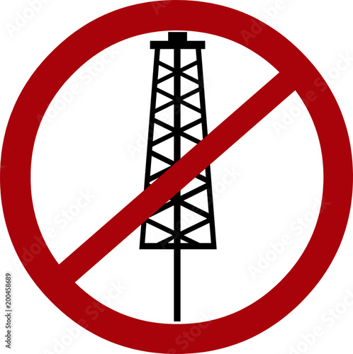 Anti Fracking Symbol