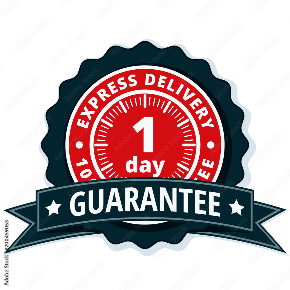 One Day Express Delivery illustration One Day Express Delivery illustration