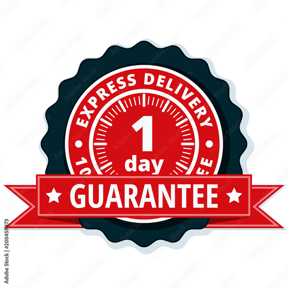 One Day Express Delivery illustration One Day Express Delivery illustration