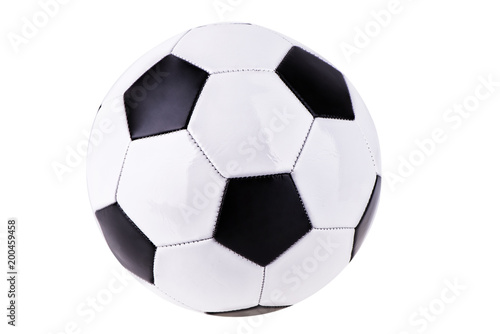 Traditional soccer ball  isolated on white background.