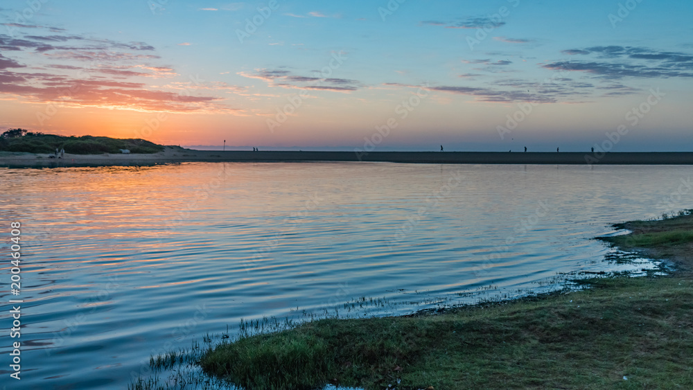Obraz premium Sunrise Waterscape and Lagoon