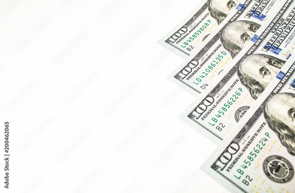 Benjamin Franklin portrait from 100 dollars banknote Benjamin Franklin portrait from 100 dollars banknote