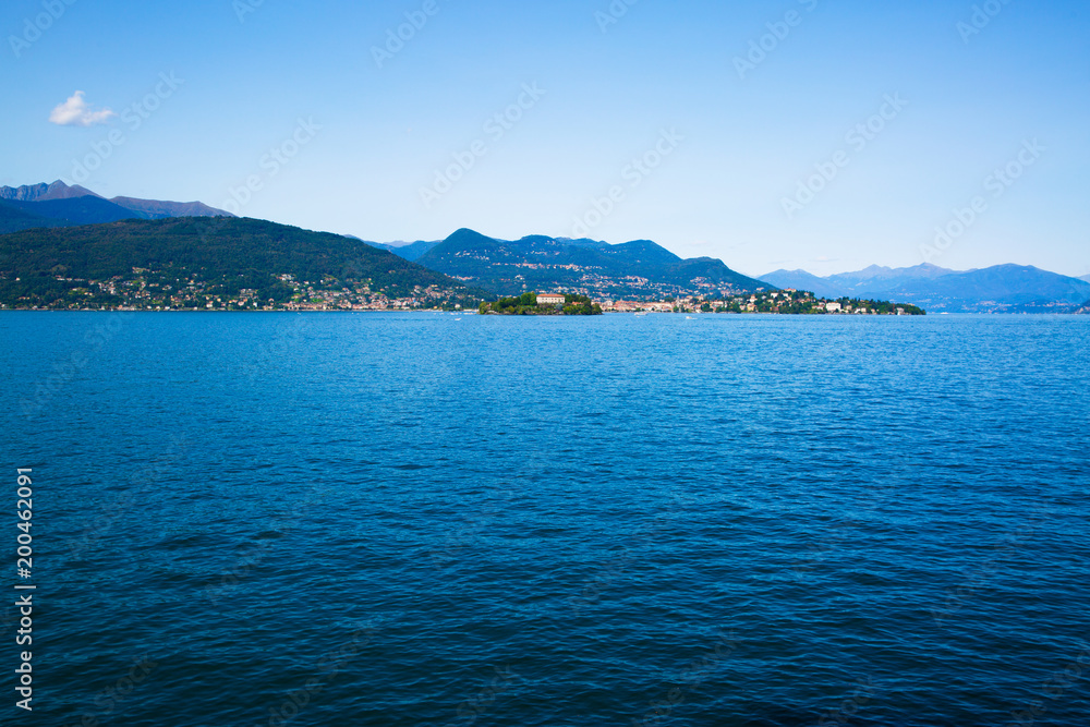 Lake Maggiore, Italy. Isola Bella island, beautiful view.