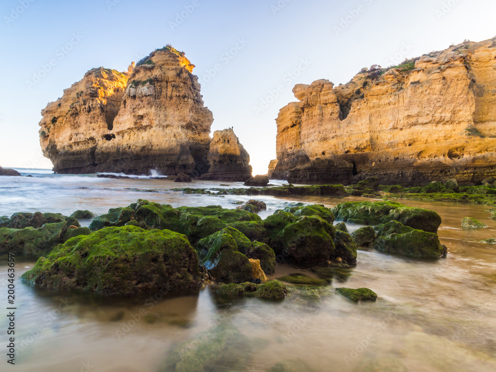 Praia de Sao Rafael (Sao Rafael beach) in Algarve region, Portugal