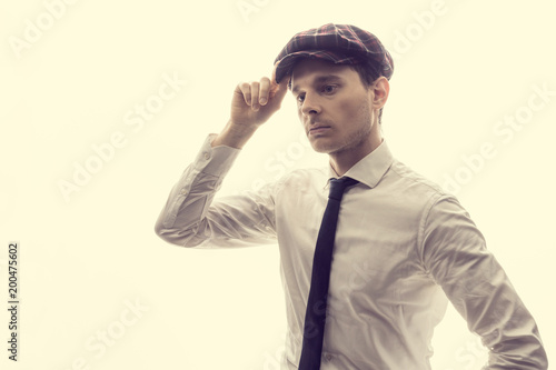 Foto 帽子の男性