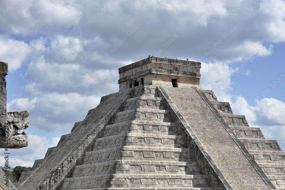  Chichén Itza, von der UNESCO wurden die Maya-Ruinen von Chichén Itzá 1988 zum Weltkulturerbe erklärt, Chichén Itzá, Yucatán, Mexiko, Mittelamerika